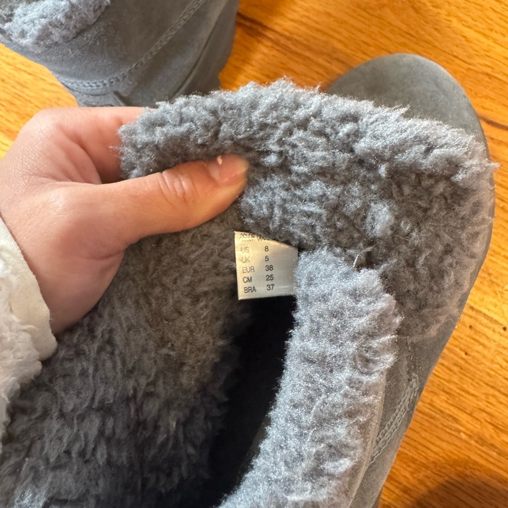 🐝Skechers Gray Women's Winter Boots - Picture 3 of 4